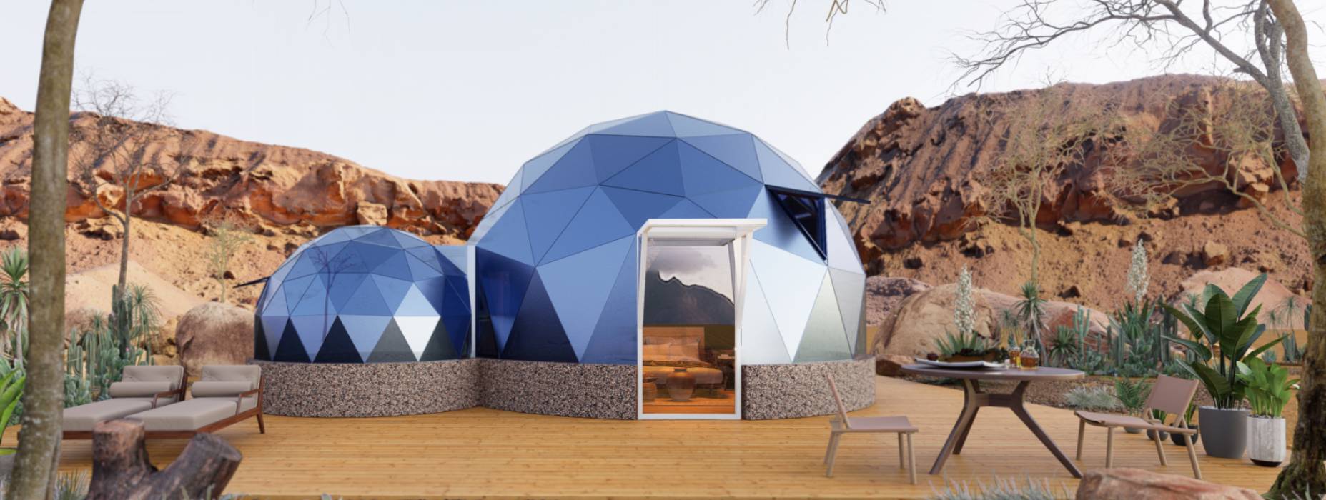 科尔沁右翼前旗球形智能光伏玻璃星空房